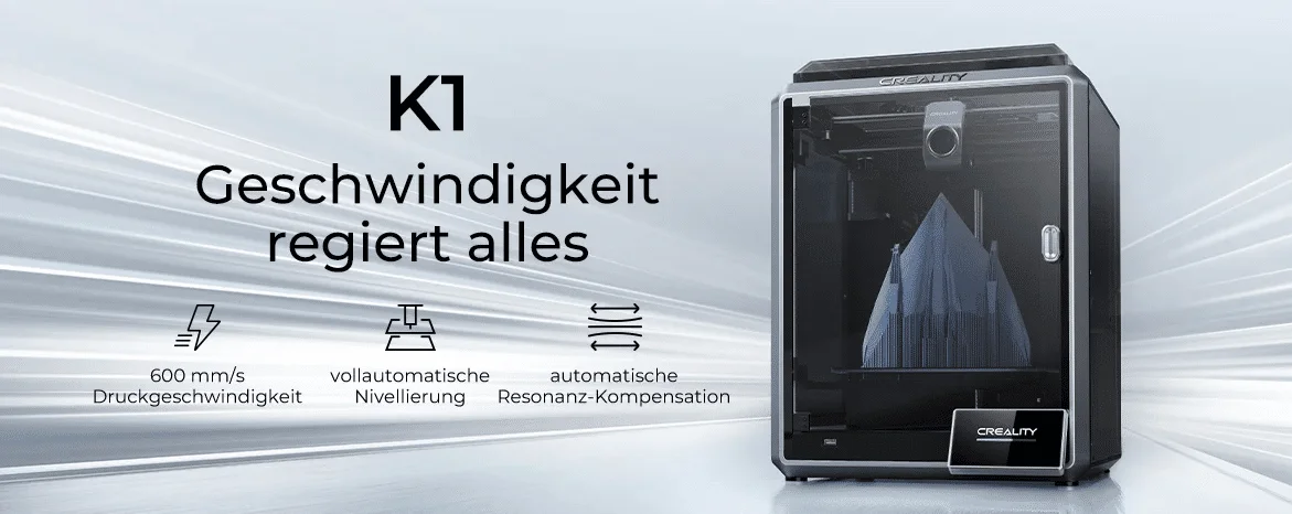 Creality K1C / Max – schnell, schneller Creality K1